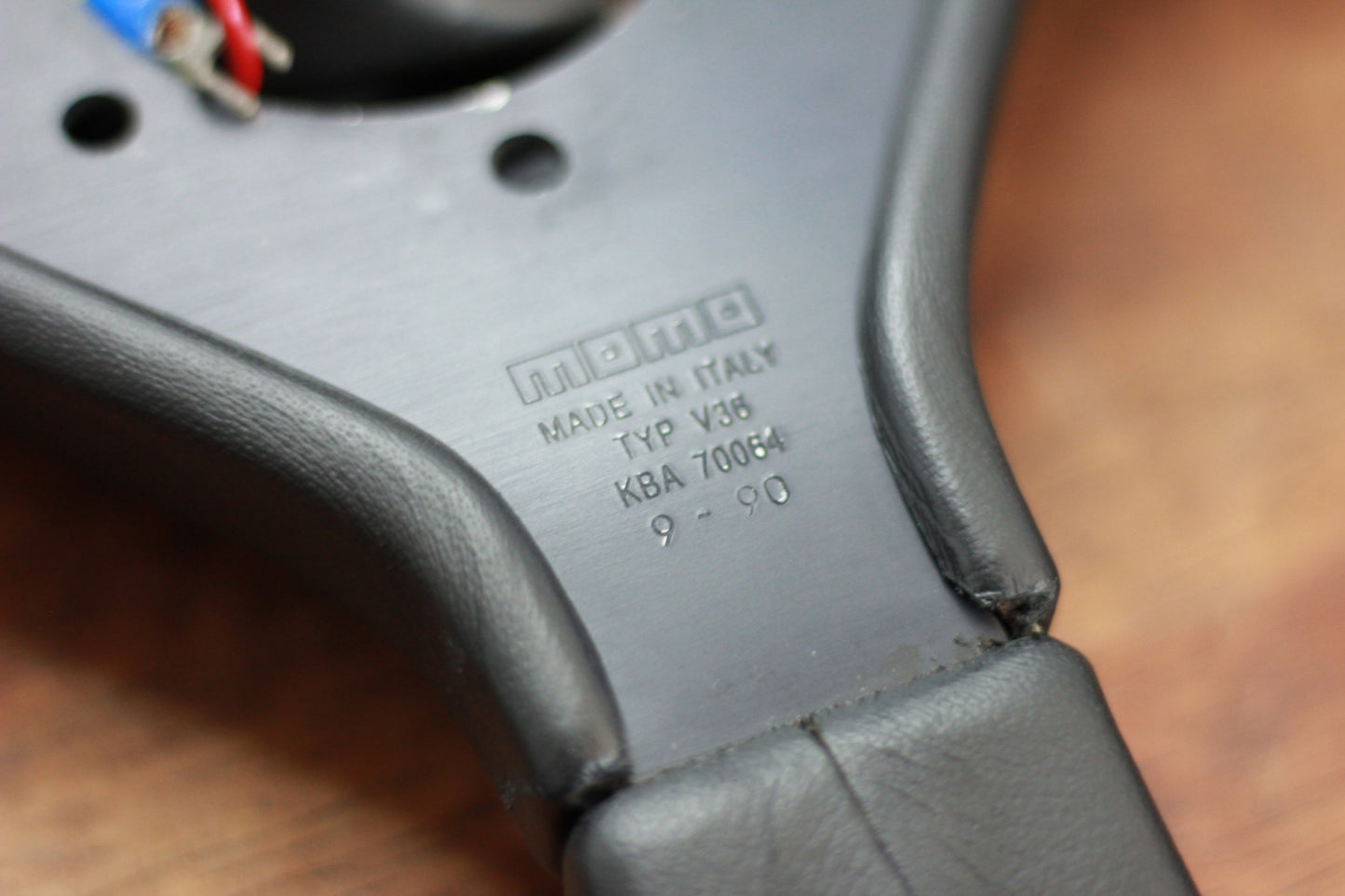 MOMO Ghibli 3 360mm Steering Wheel & Horn Pad - Black/Leather