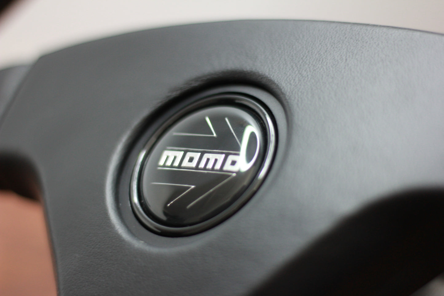 MOMO Ghibli 3 360mm Steering Wheel & Horn Pad - Black/Leather