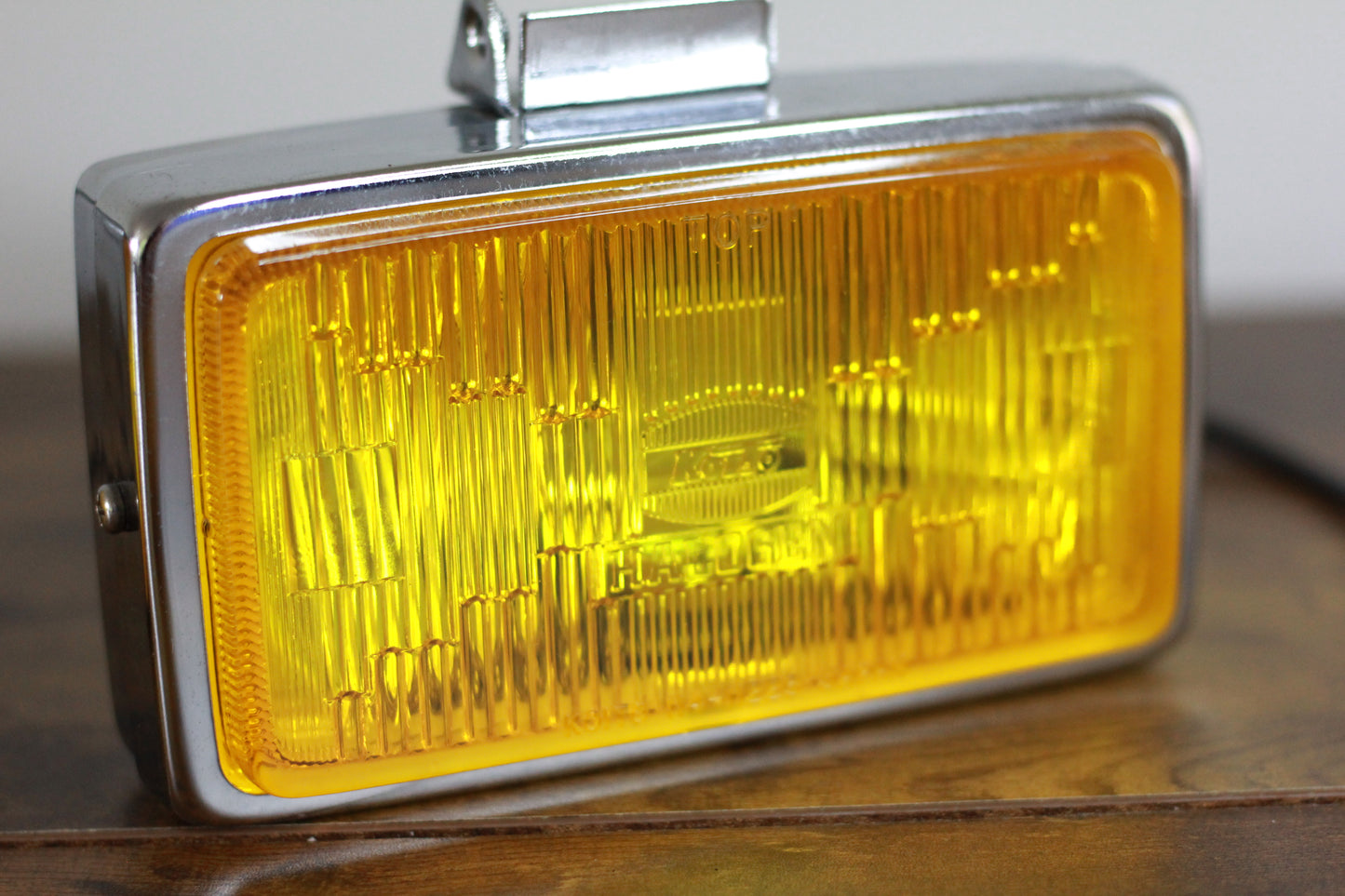 Koito Yellow Glass Lens Halogen Fog Light Pair - Yellow / 150mm