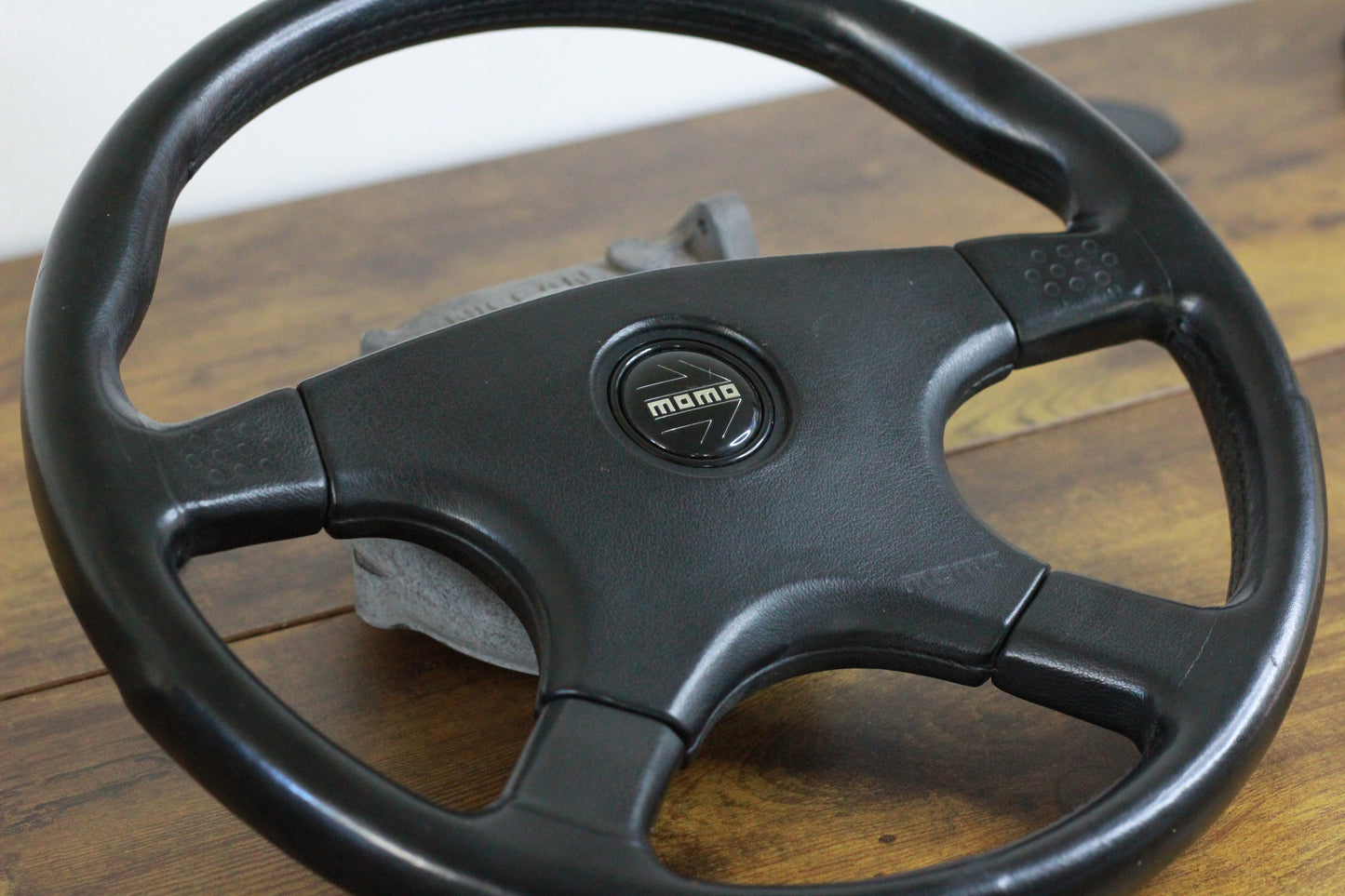 VN Group A Style Steering Wheel 350mm Momo Ghibli 4 Spoke - Black