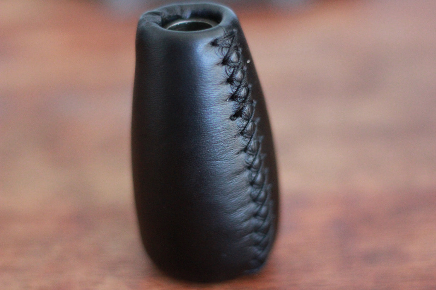 Genuine Vintage Nismo Old Logo Leather Shift Knob - Black