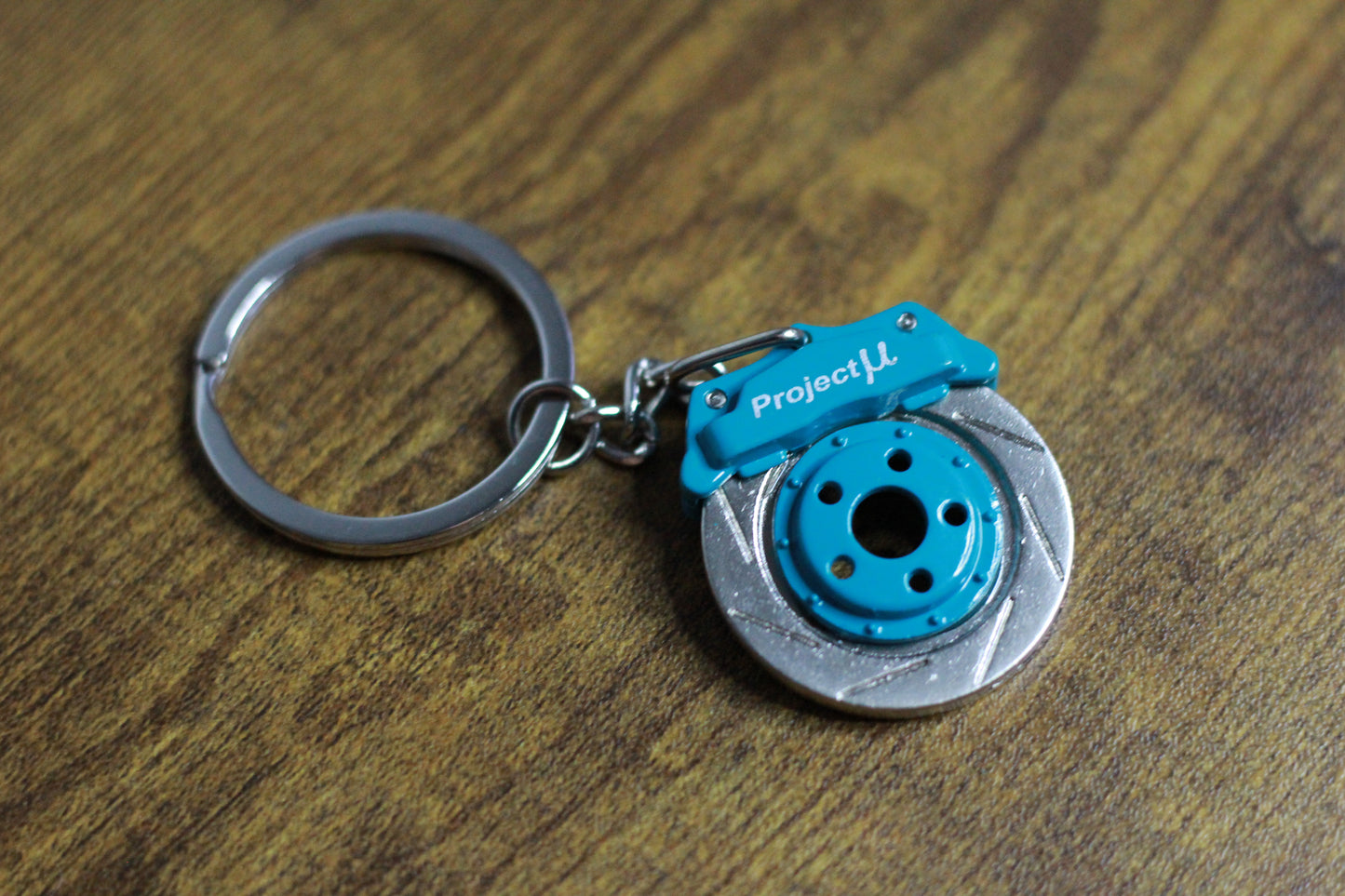 Steel Project Mu Brake Key Chain - Blue