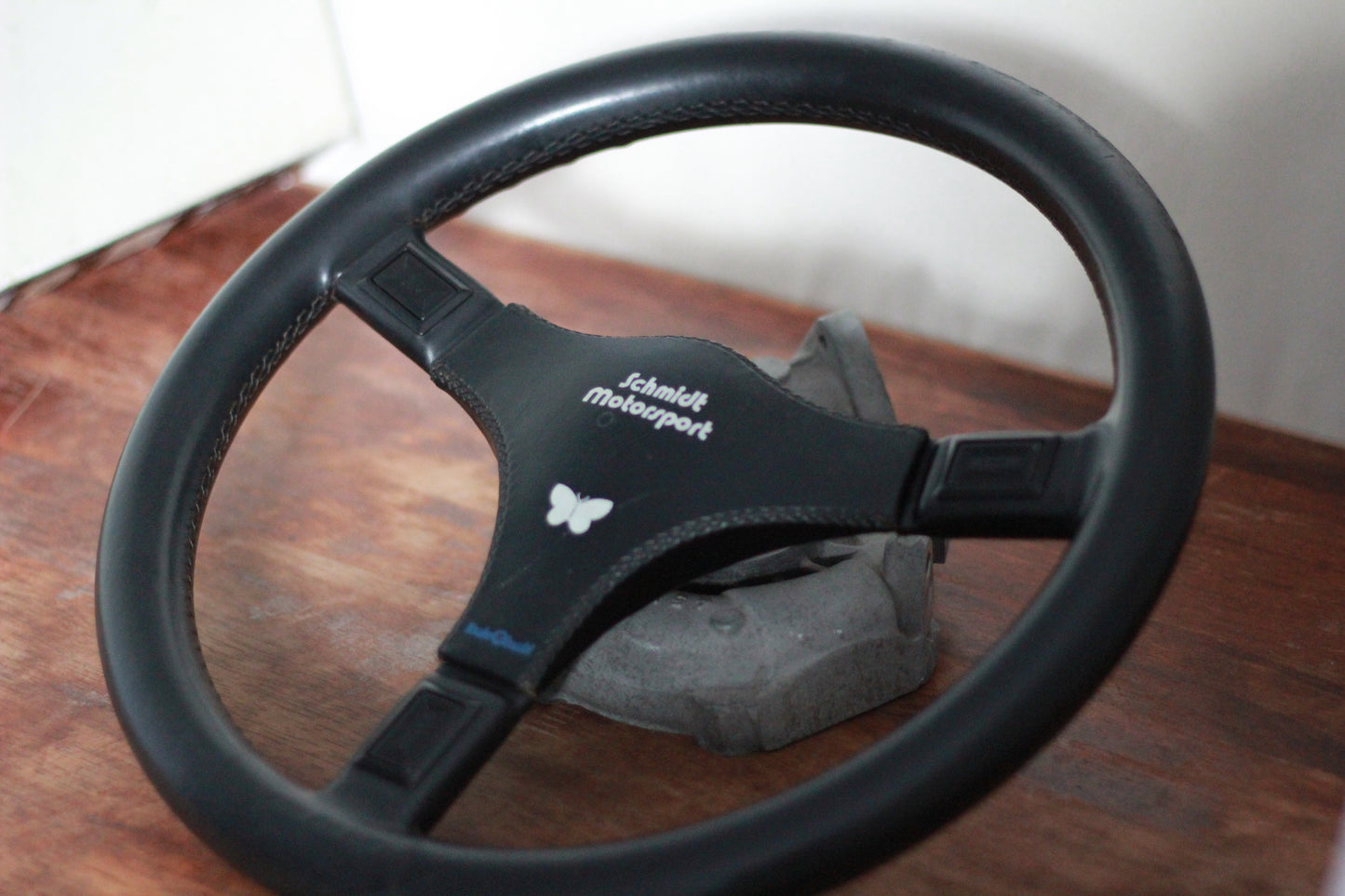 Schmidt Motorsport Italvolanti Formel 365mm Leather Steering Wheel - Black