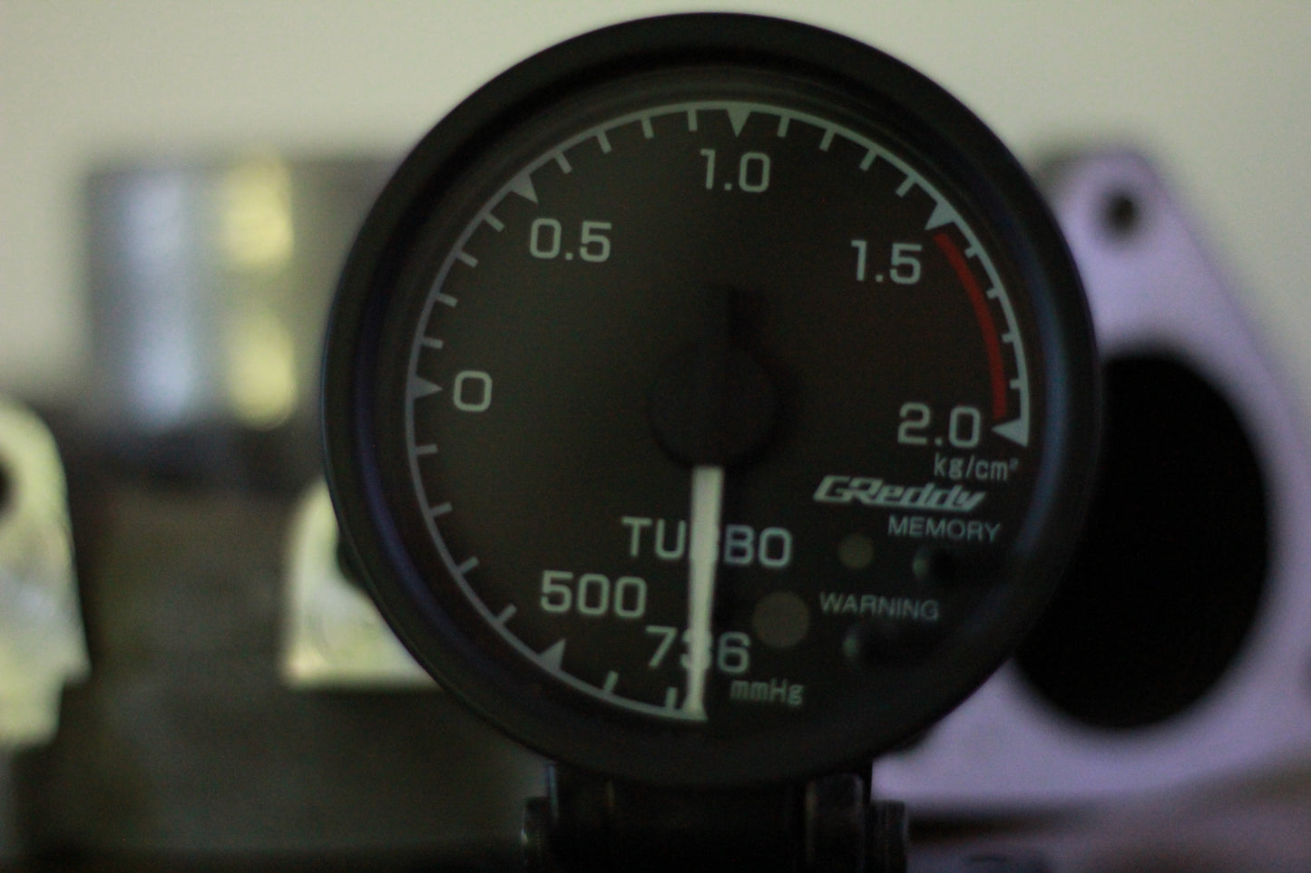 GREDDY DATA LINK 60mm Electronic Boost Gauge Kit - Black Face