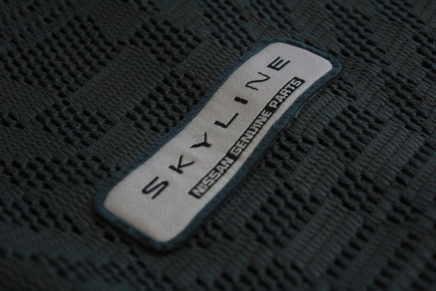 Genuine Option R33 Skyline Half Seat Covers - Lace / Grey