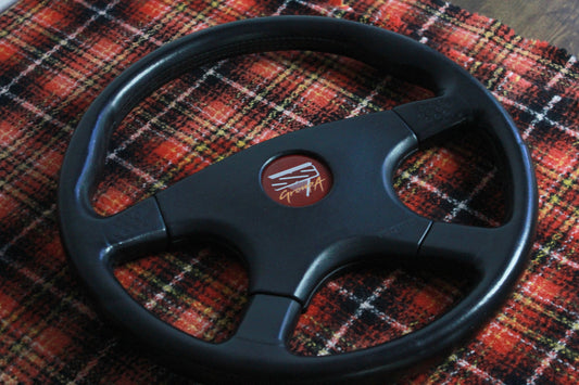 VN Group A HSV Style Steering Wheel 350mm Momo Ghibli 4 Spoke - Black