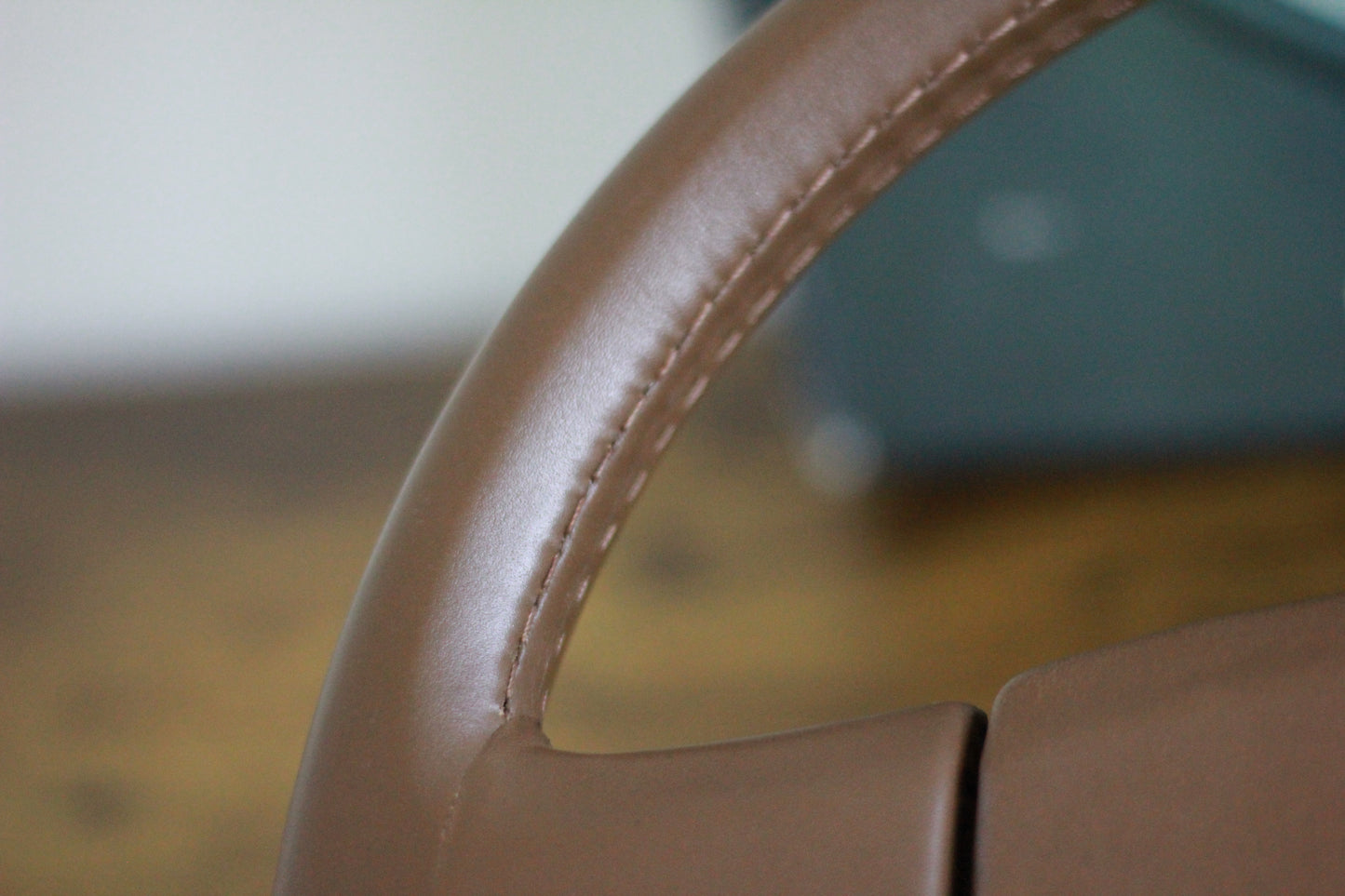 Personal Design Giugiaro Leather Steering Wheel Horn Pad 365mm - Brown
