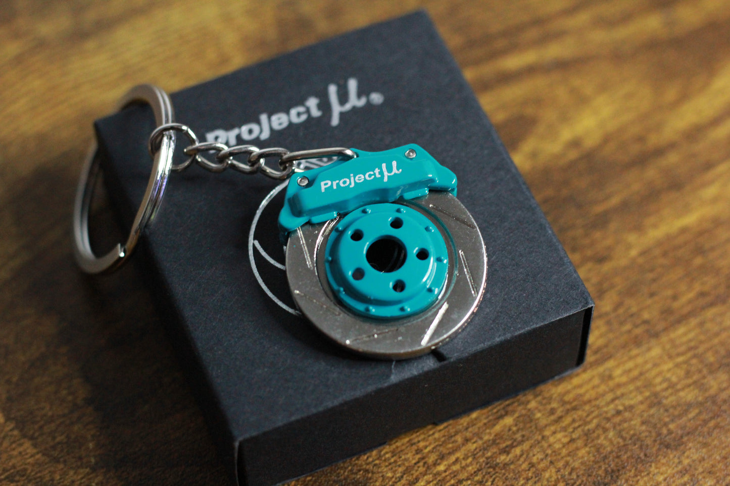Steel Project Mu Brake Key Chain - Blue