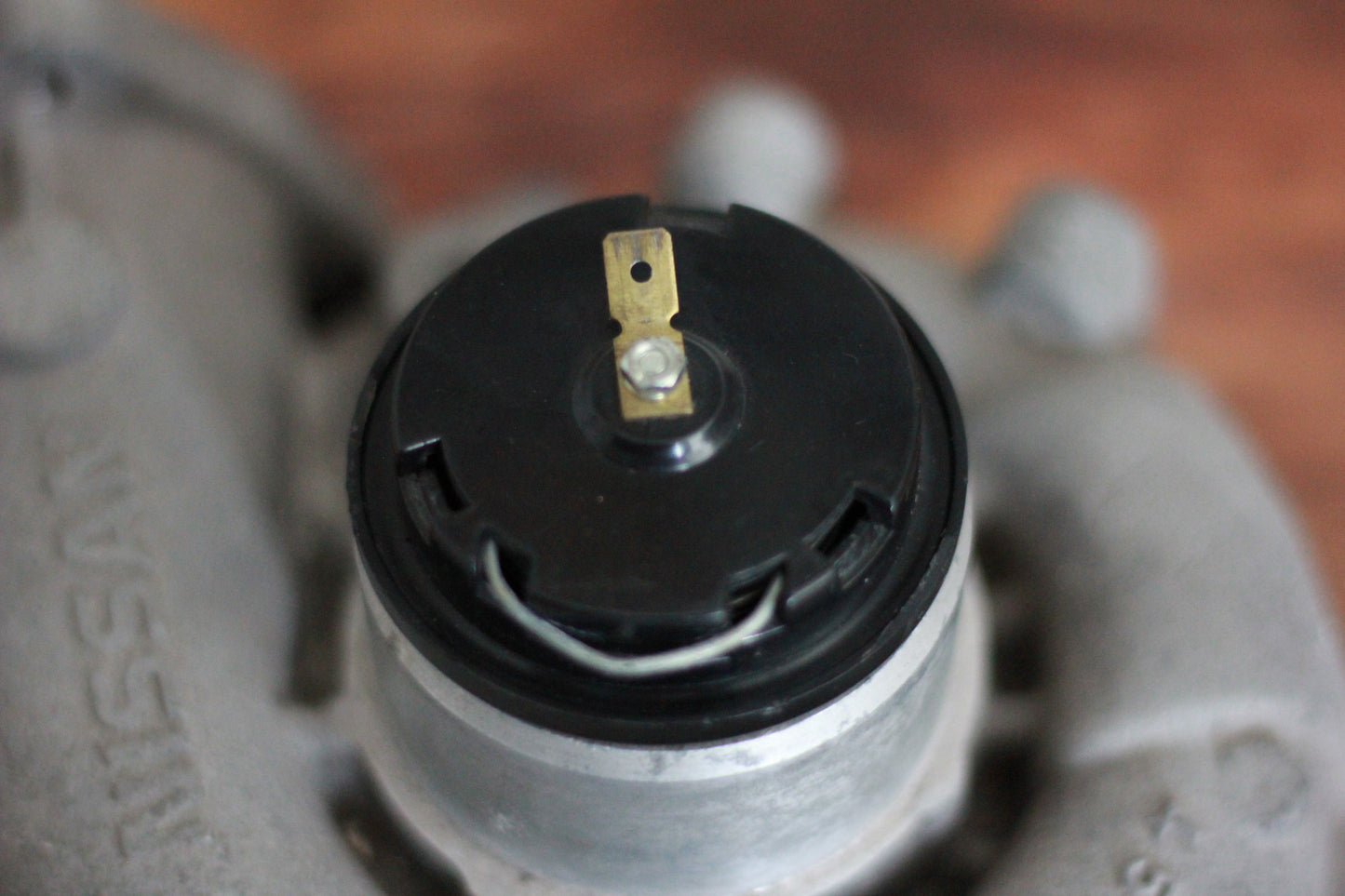 Genuine Vintage Blitz Horn Button - Black / Gold
