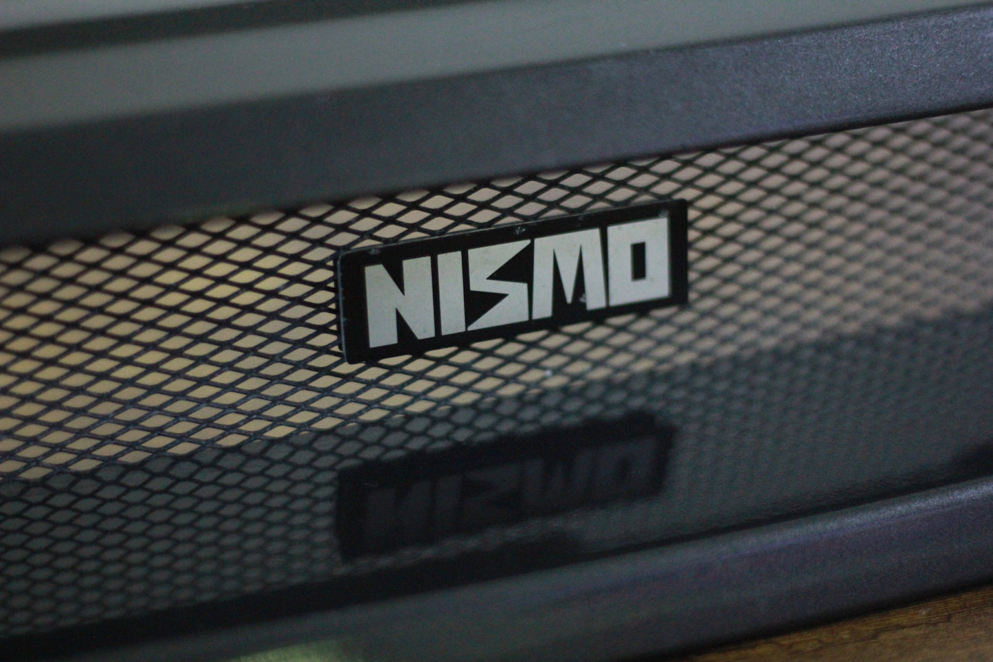 Nismo Old Logo Nissan Skyline R33 ECR33 Series 1 Grille - Grey