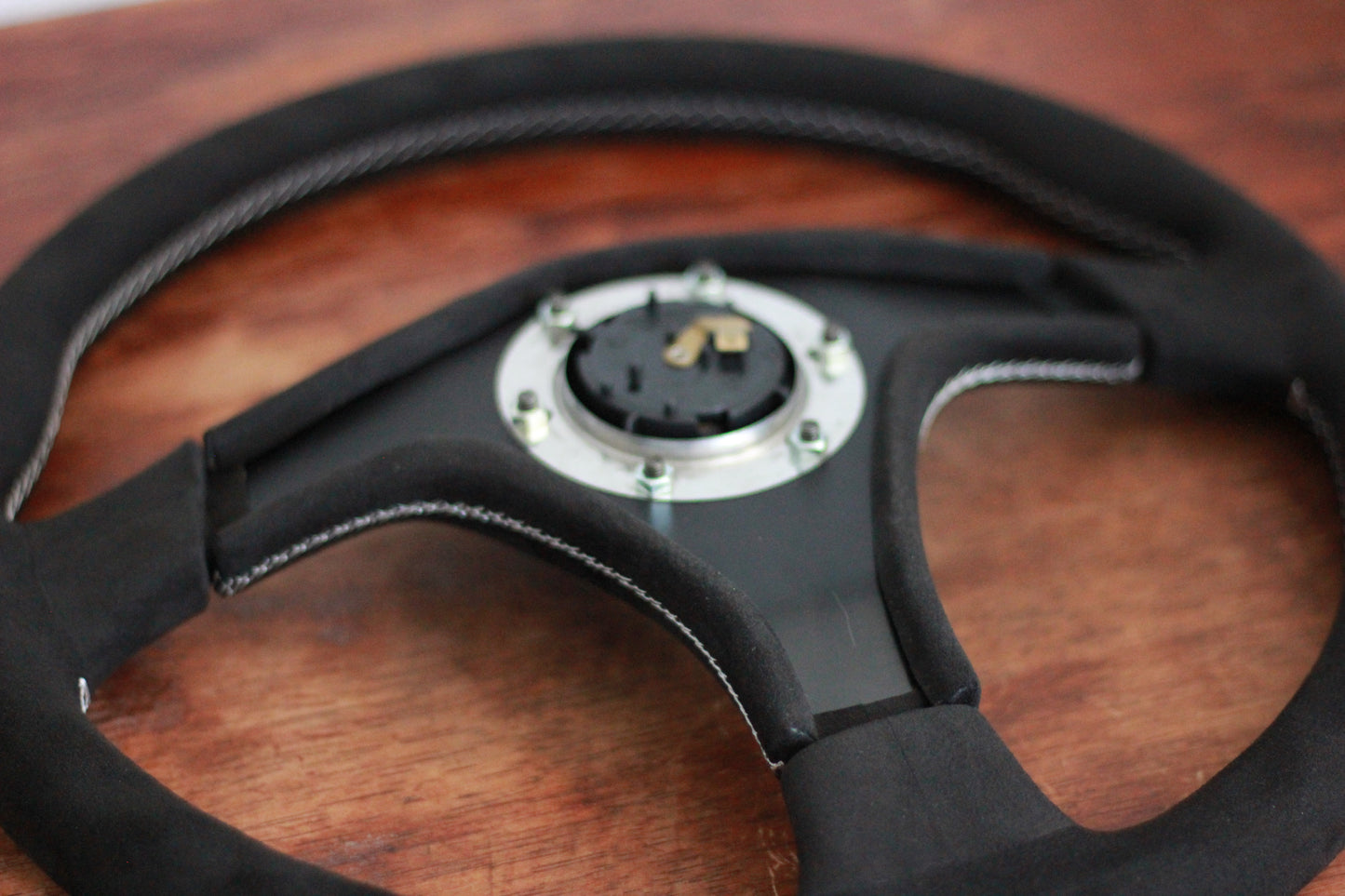 Nardi Gara 3 Leather Steering Wheel - Black