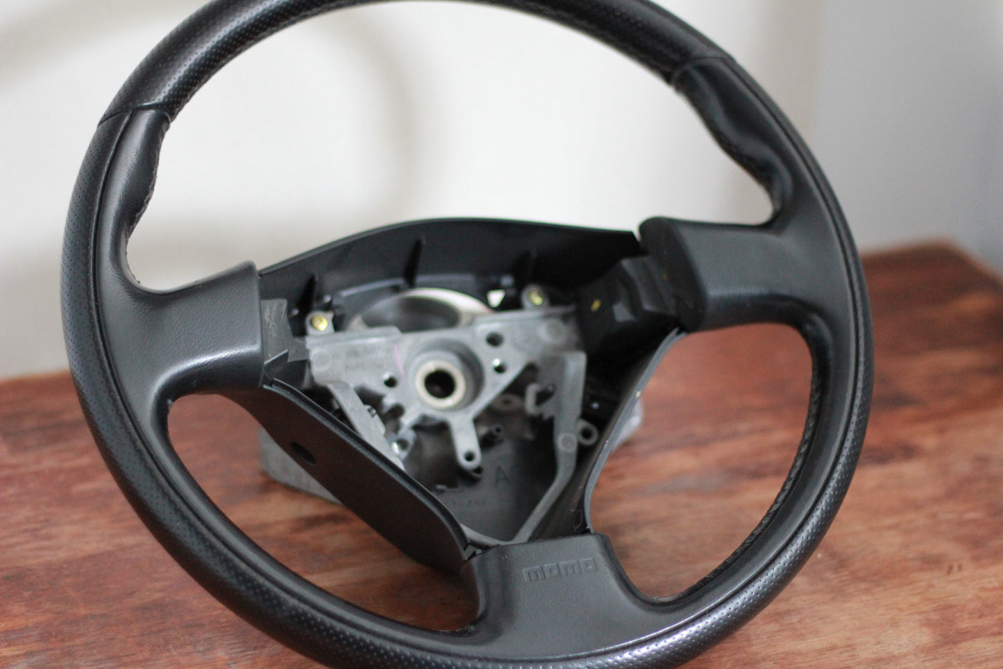 GDA / BL5 WRX MOMO Leather Steering Wheel - Black