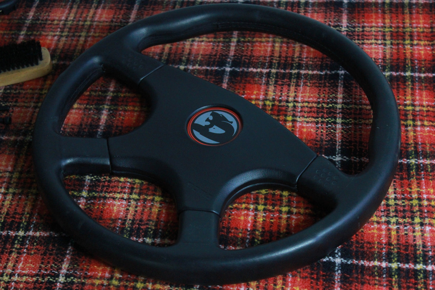 VN Group A HSV Style Steering Wheel 350mm Momo Ghibli 4 Spoke - Black