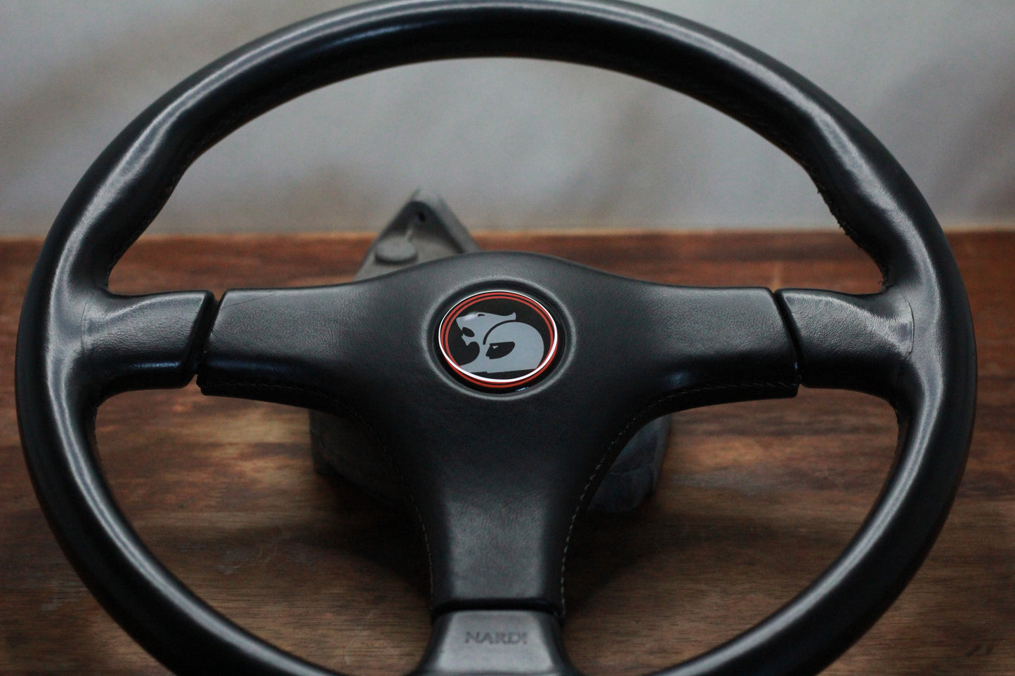 Nardi Gara 3 Leather Steering Wheel - Black/HSV