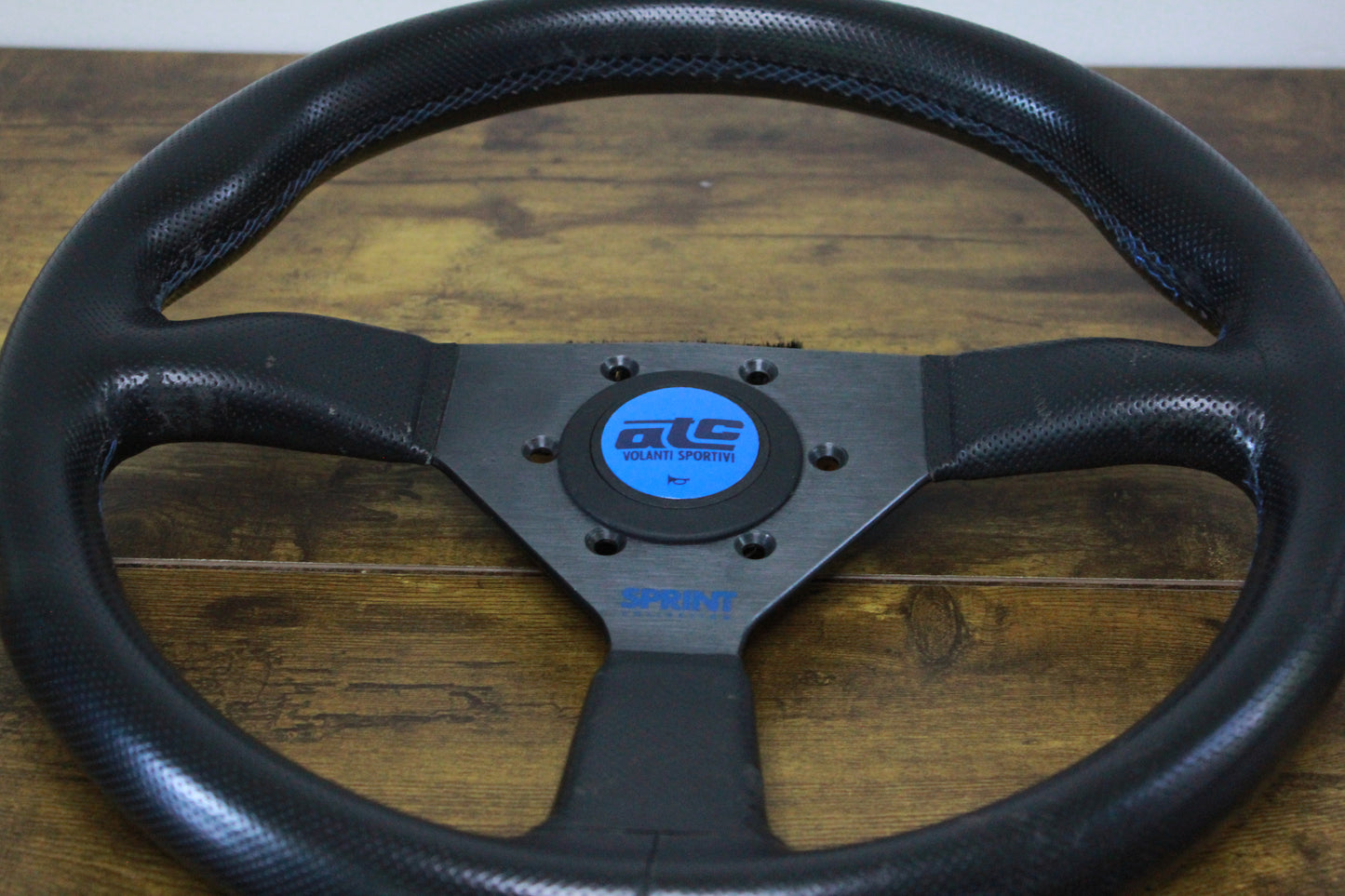 ATC Sprint Perforated Leather Steering Wheel 350mm - Black