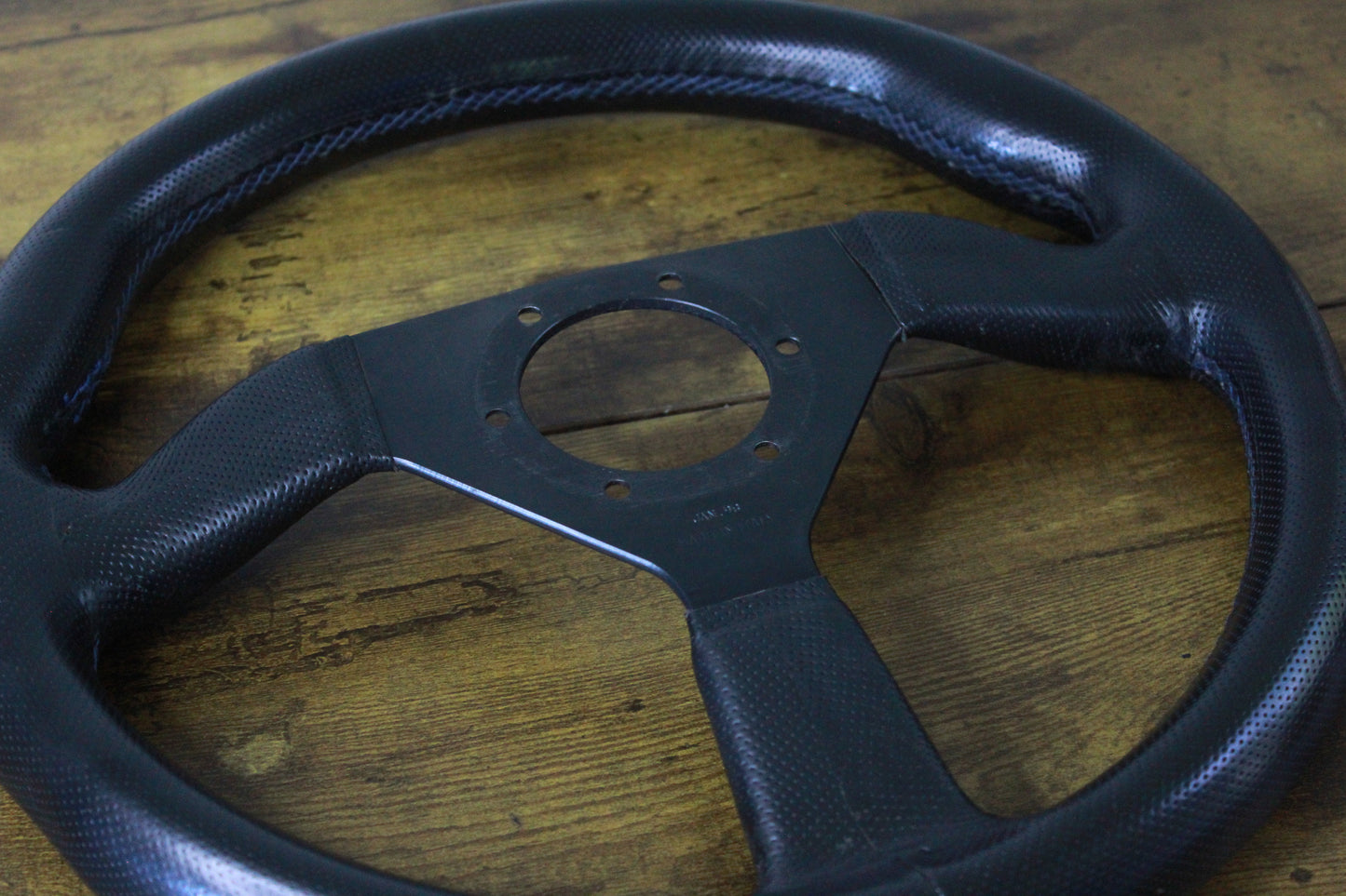 ATC Sprint Perforated Leather Steering Wheel 350mm - Black