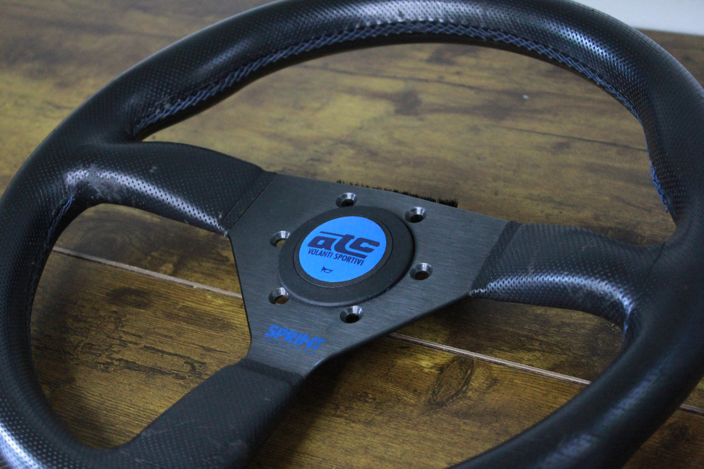 ATC Sprint Perforated Leather Steering Wheel 350mm - Black