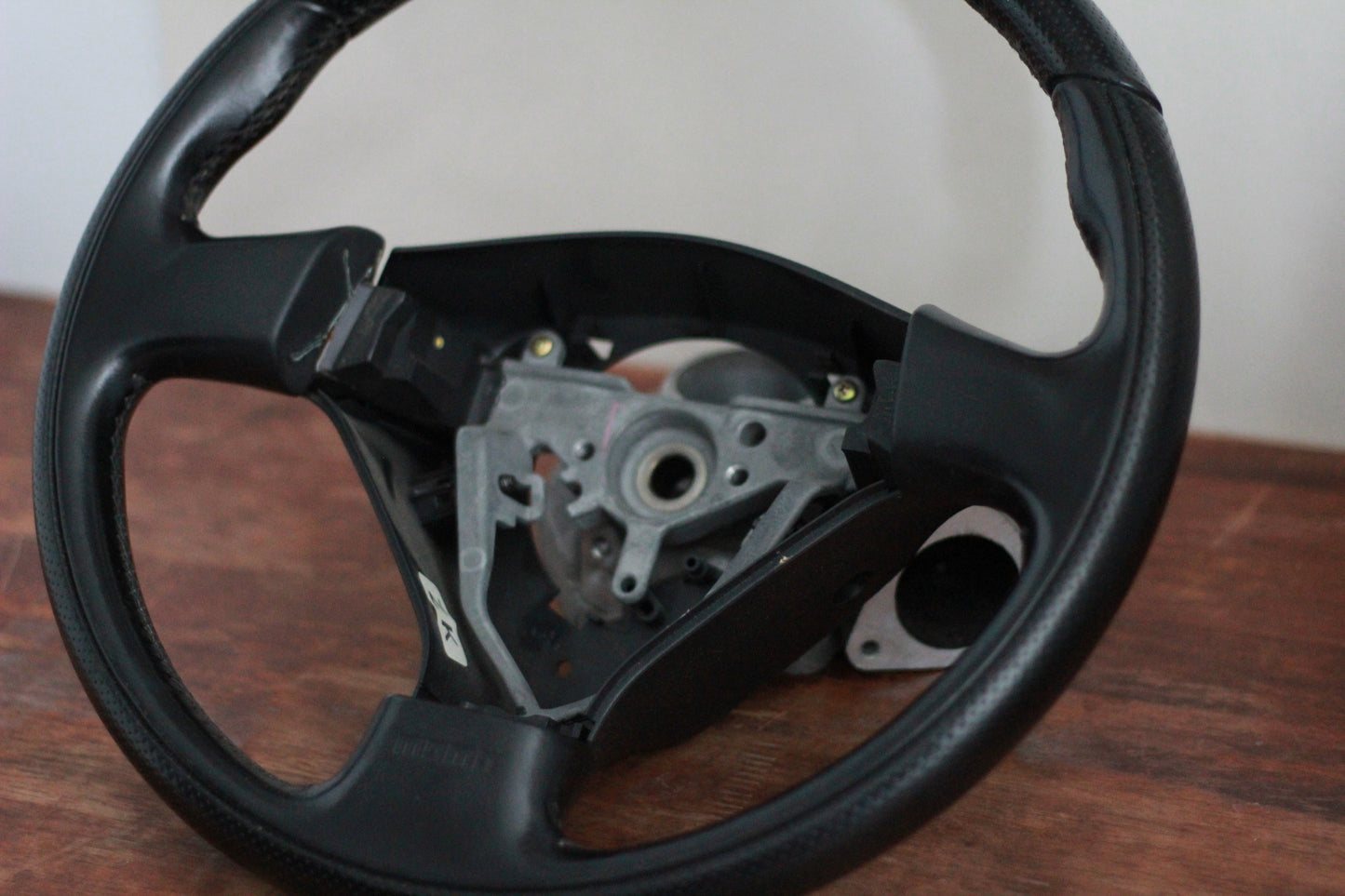GDA / BL5 WRX MOMO Leather Steering Wheel - Black