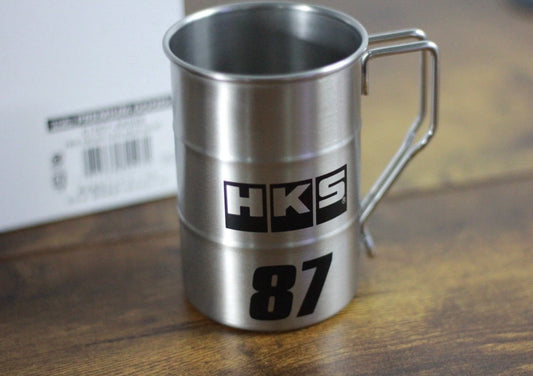 HKS DRUM CAN MUG STAINLESS STEEL COFFEE CUP NO.87