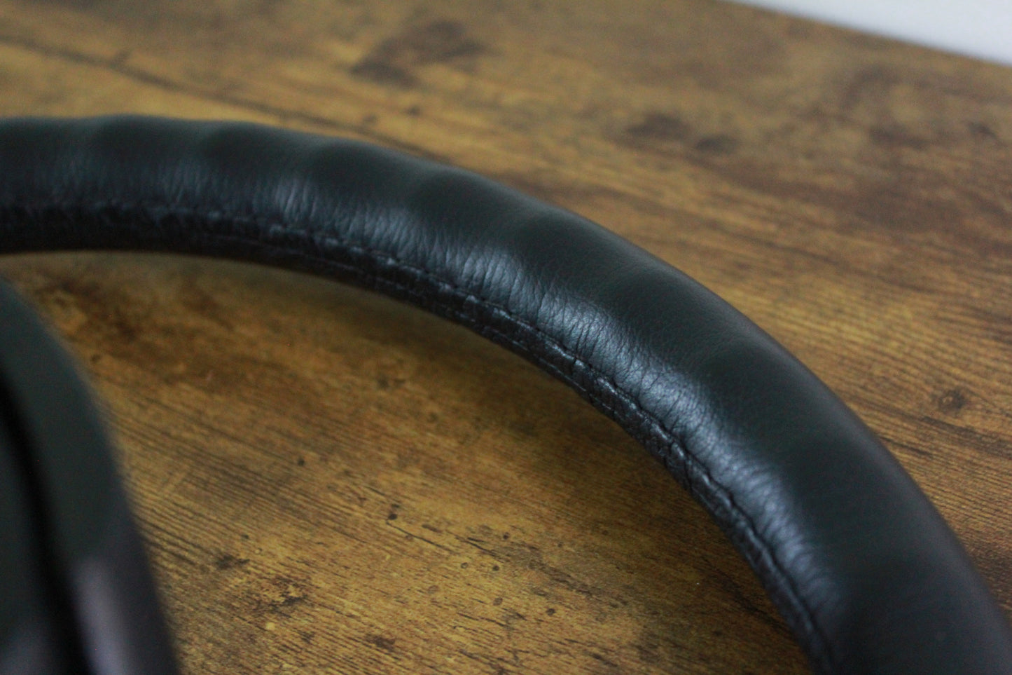 Nissan 180Sx Silvia S13 Leather Steering Wheel - Black