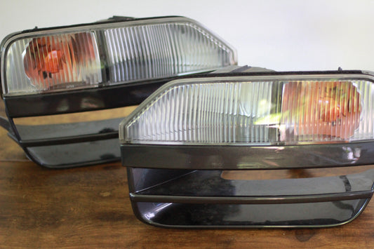 R33 ECR33 Series 2 Sedan Fog Light Pair - Grey