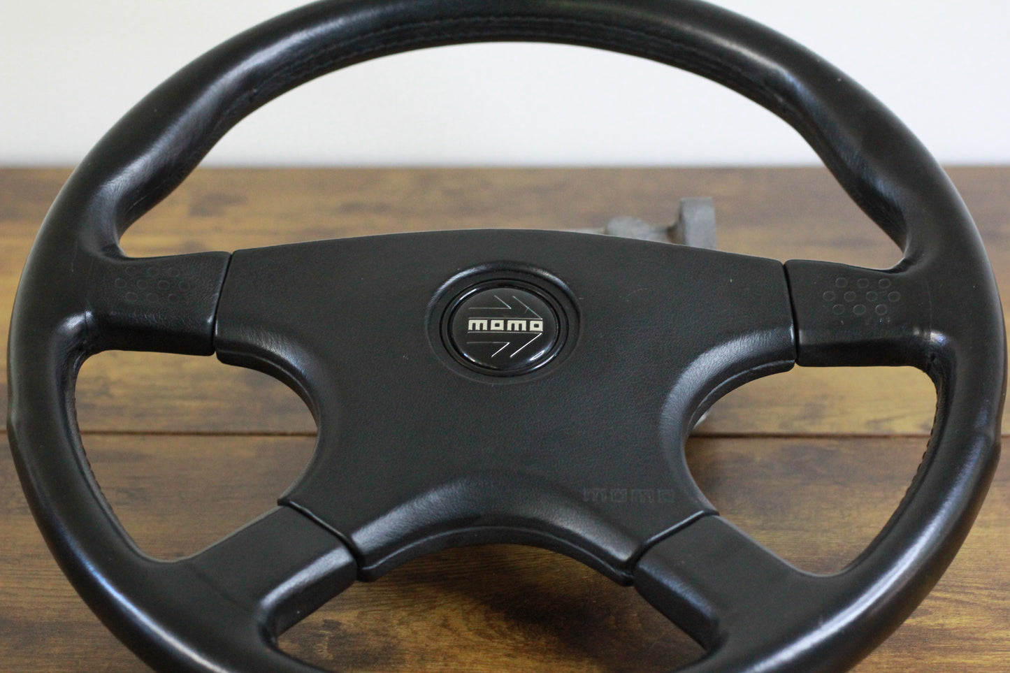 VN Group A Style Steering Wheel 350mm Momo Ghibli 4 Spoke - Black