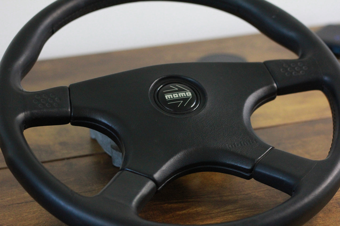 VN Group A Style Steering Wheel 350mm Momo Ghibli 4 Spoke - Black 93