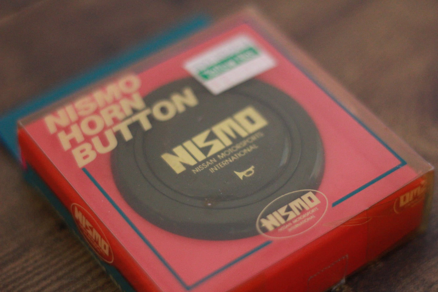 Nismo Old Logo Horn Button - Black / Silver