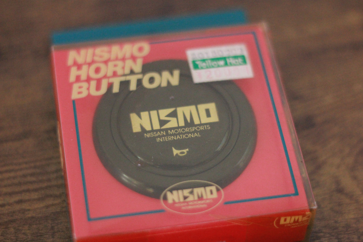 Nismo Old Logo Horn Button - Black / Silver