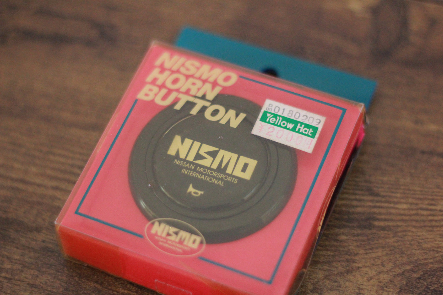 Nismo Old Logo Horn Button - Black / Silver