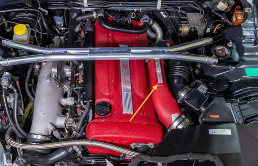 R34 GT-R Tommykaira R RB26dett Engine Emblem