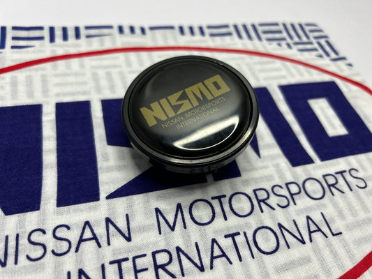 Nismo Old Logo Horn Button - Black