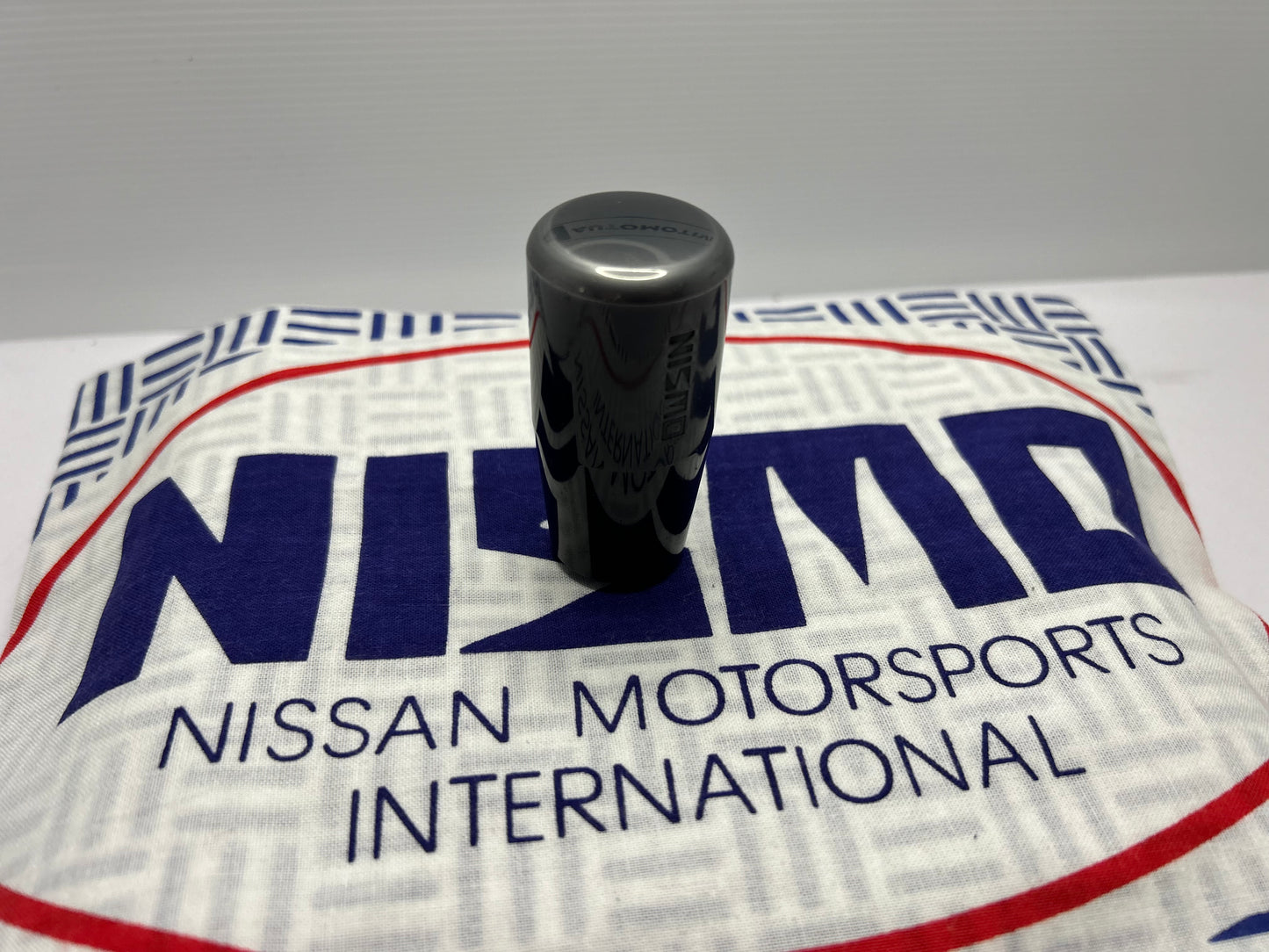 Nismo Old Logo Alloy Shift Knob M10 x 1.25 - Anodised Grey