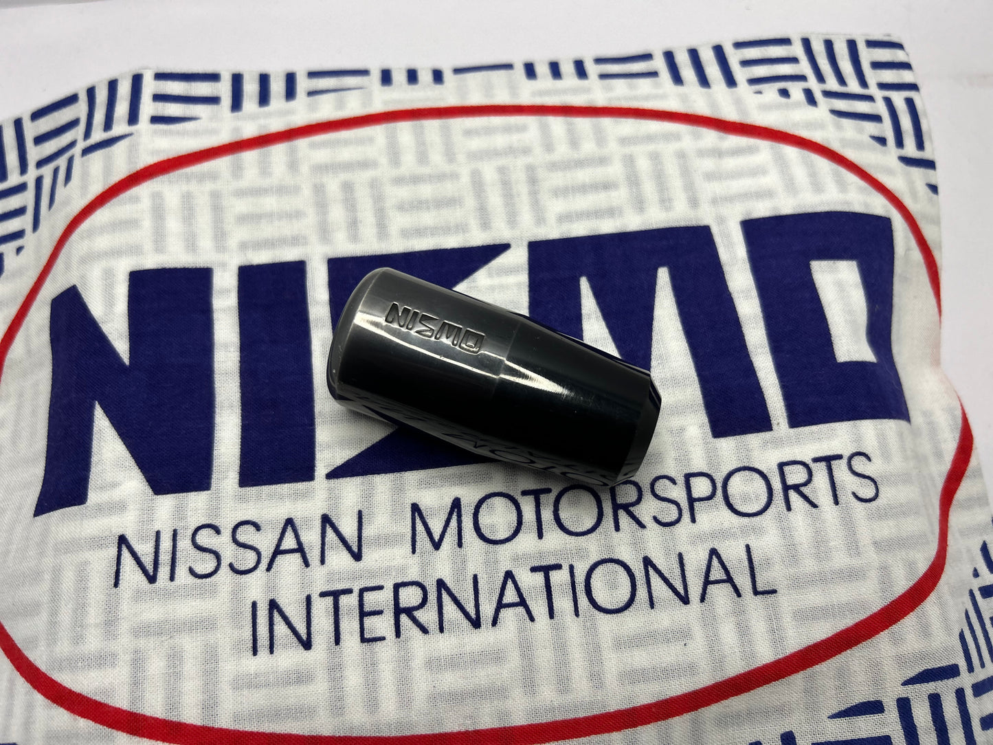 Nismo Old Logo Alloy Shift Knob M10 x 1.25 - Anodised Grey