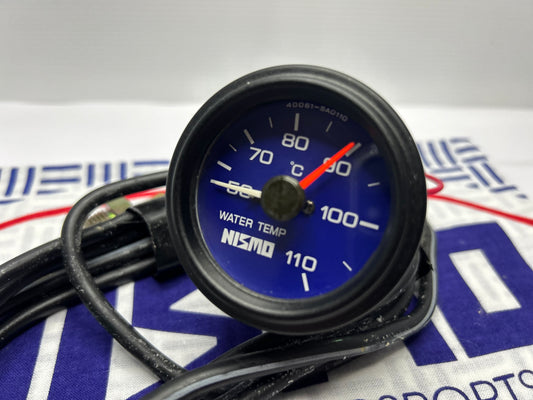 Nismo Old Logo 52mm Water Temperature Gauge - Purple Face