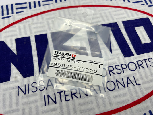 Nismo Alloy Shift Pattern Emblem 5 Speed - 96935-RN000