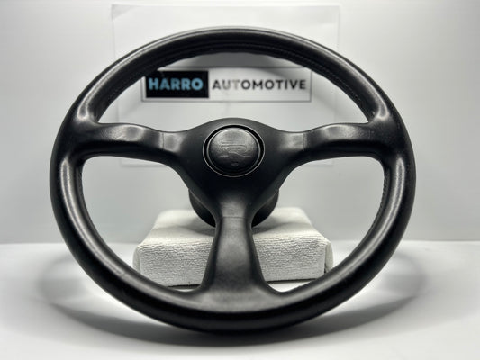Nissan Skyline R32 GT-R Series 1 Leather Steering Wheel - Black