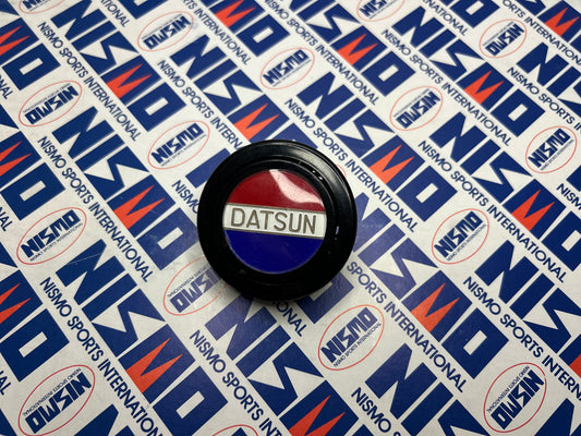 Vintage Datsun Horn Button - Blue/Red