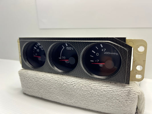 OEM Nissan Skyline R33 GT-R Triple Gauge Cluster