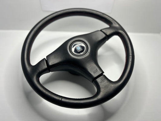 WRX GC8 Sti Nardi Leather Steering Wheel - Red Stitch