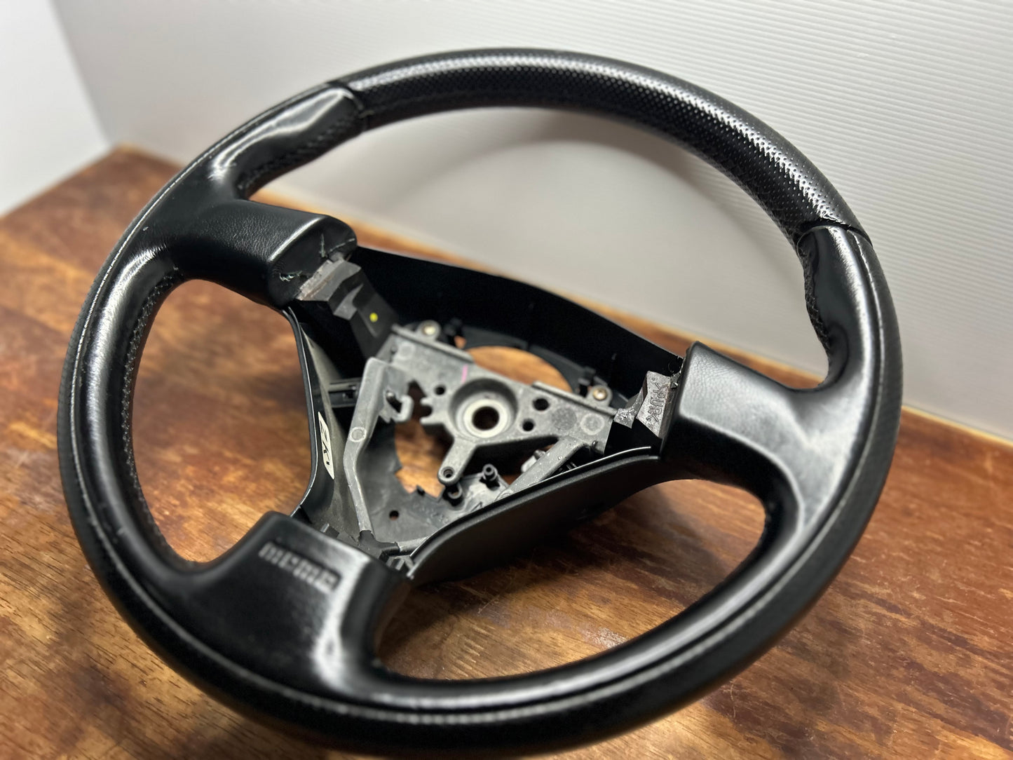 GDA / BL5 WRX MOMO Leather Steering Wheel - Black