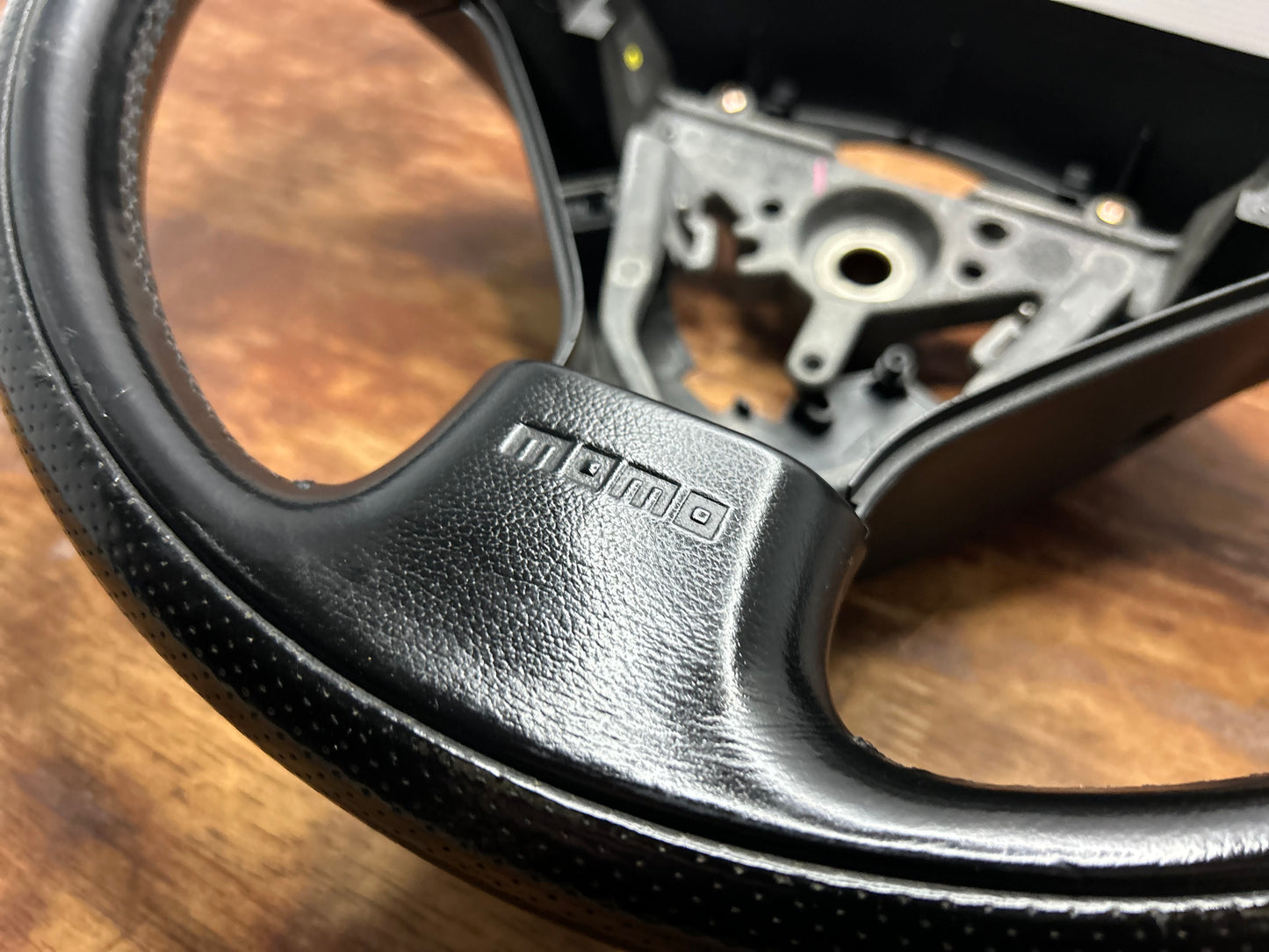 GDA / BL5 WRX MOMO Leather Steering Wheel - Black