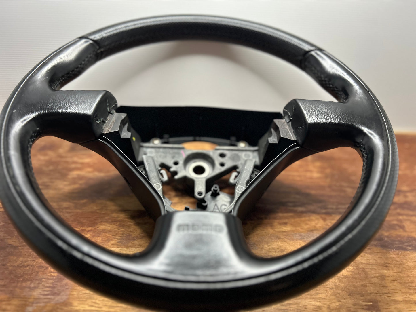 GDA / BL5 WRX MOMO Leather Steering Wheel - Black