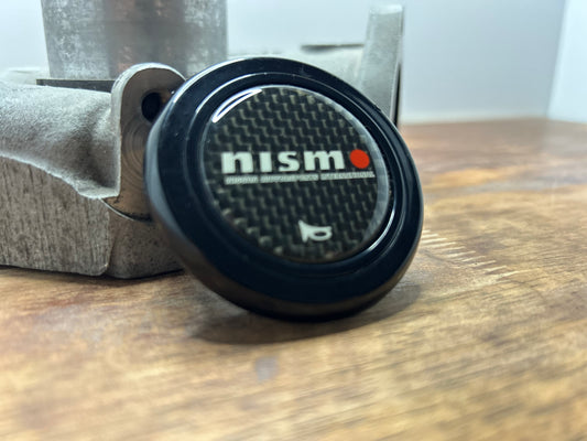 Genuine Nismo Mid Logo Horn Button - Carbon