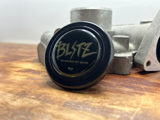 Genuine Blitz Old Logo Horn Button - Black