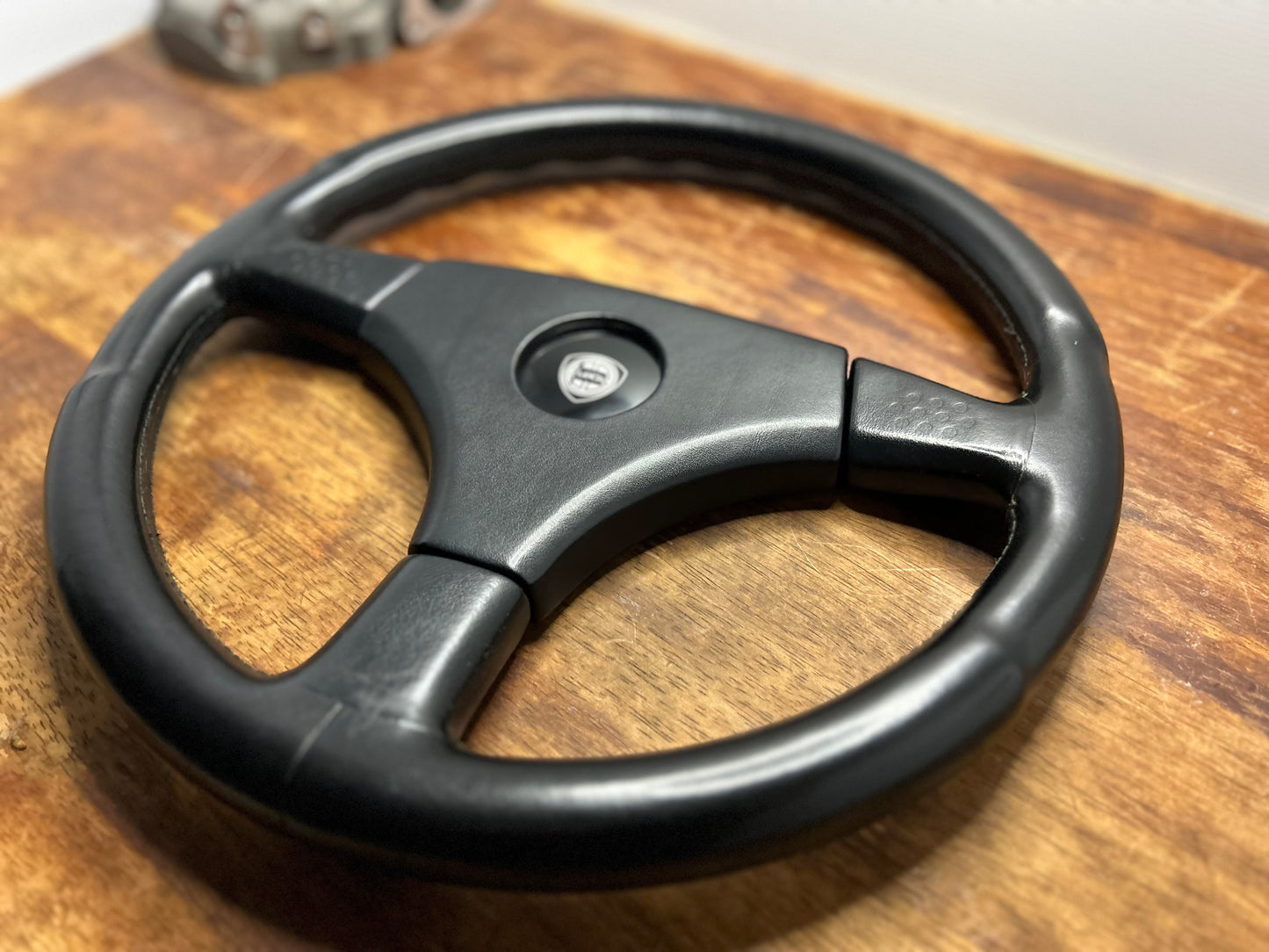 Lancia Delta HF Integrale Evoluzione MOMO Leather Steering Wheel - Black