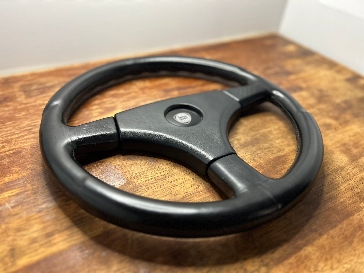 Lancia Delta HF Integrale Evoluzione MOMO Leather Steering Wheel - Black