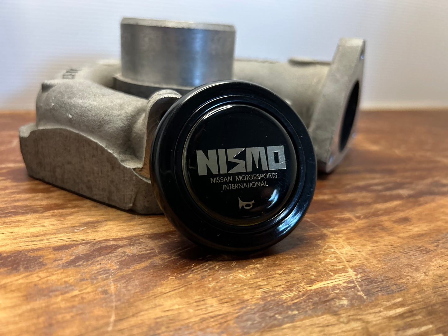 Vintage Nismo 3 Spoke Leather Steering Wheel - Black