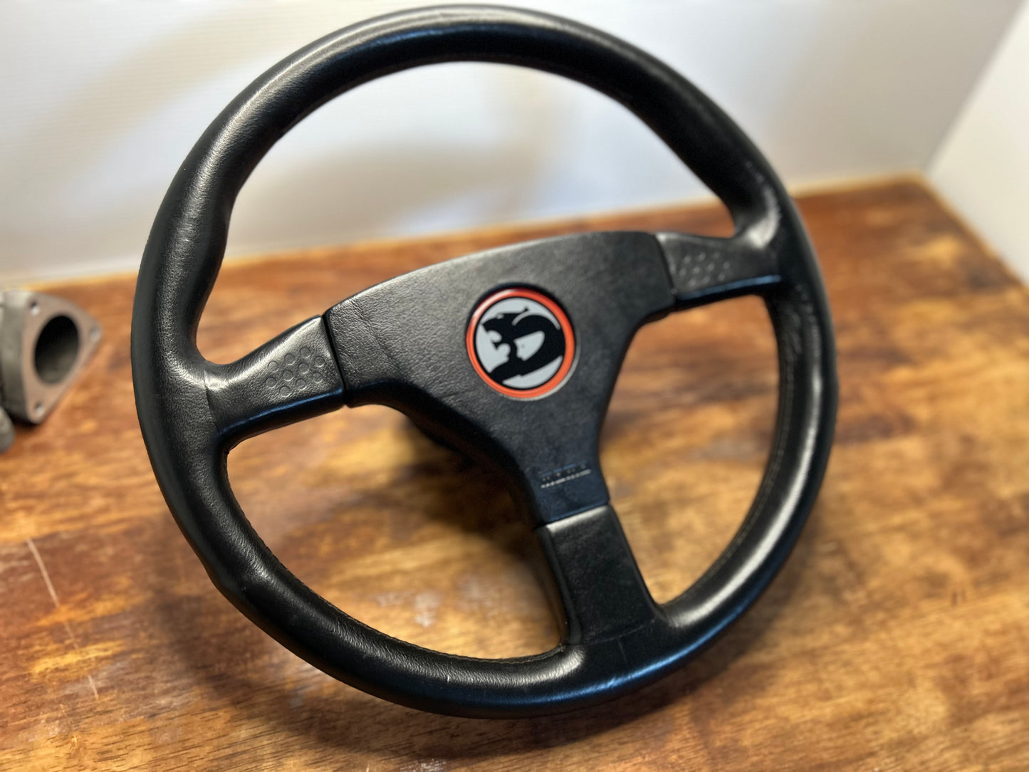 VL Group A Style Steering Wheel 350mm Momo Ghibli 3 Spoke - Black