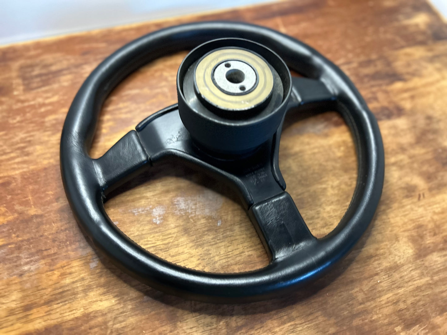 VL Group A Style Steering Wheel 350mm Momo Ghibli 3 Spoke - Black